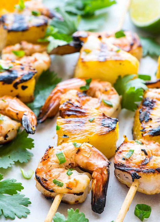 Shrimp Kabobs with Pineapple